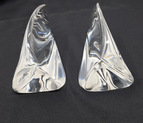 Pair 1970s signed daum france - 1970s,