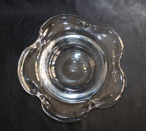Large crystal cup - , signed