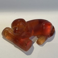 Daum Orange Amber Pate De