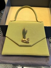 Vintage DAUM Cactus Green/Gold