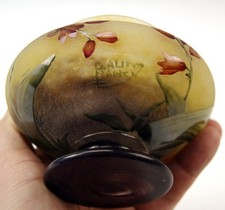 Daum Nancy Gold Glass Vase