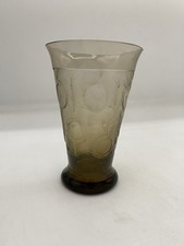 Very Rare Engraved Glass Vase
