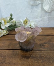 Daum Rose Candle Holder