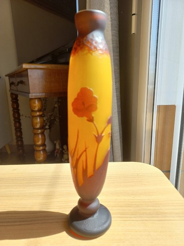 Daum nancy vase art - -,