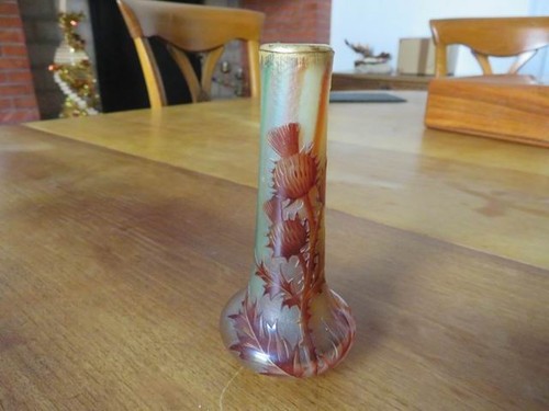 Daum thistle vase - daum,